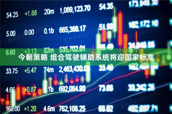 今朝策略 组合驾驶辅助系统将迎国家标准